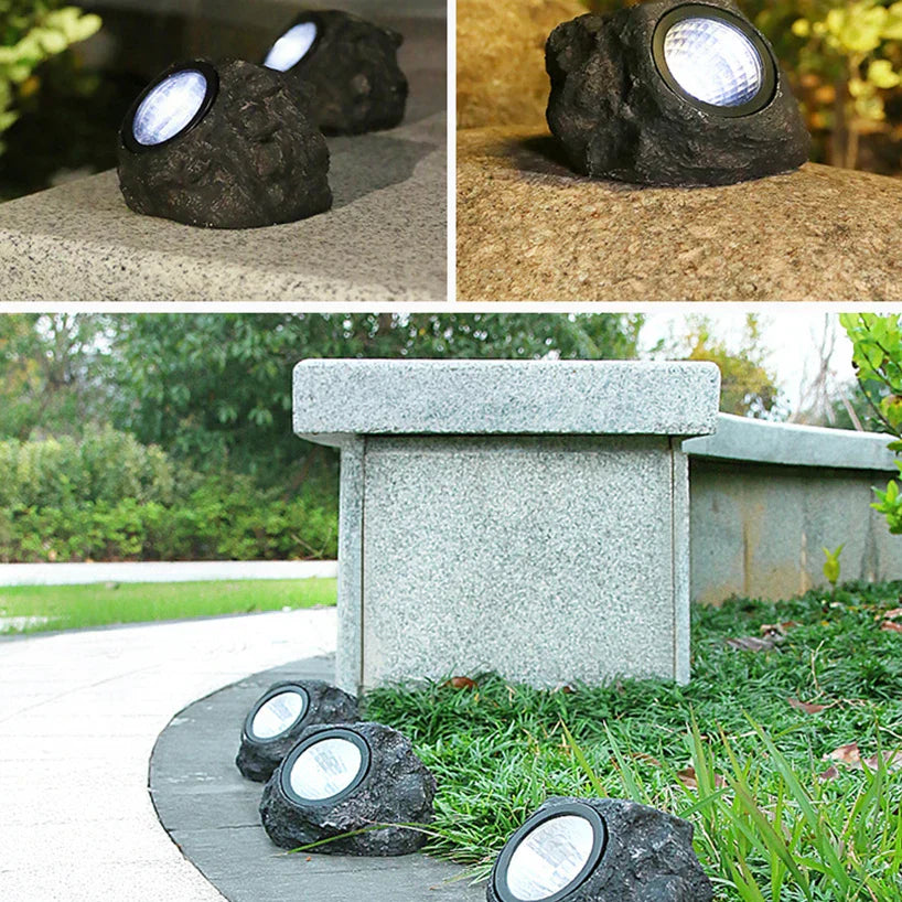 Skorter | Waterproof Outdoor Solar Rock Spotlight Lamps