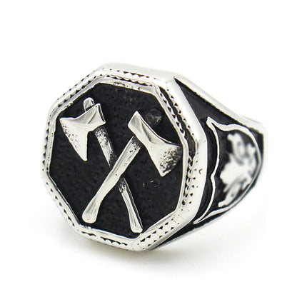 Skorter | Double Axe Ring