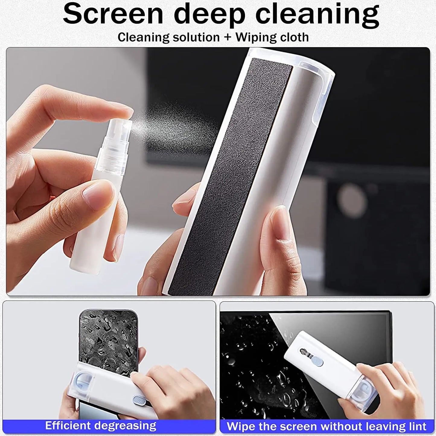 Skorter | 7-in-1 Computer Cleaning Kit - Keyboard Cleaner Earphone Pen, iPhone Tools