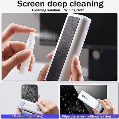 Skorter | 7-in-1 Computer Cleaning Kit - Keyboard Cleaner Earphone Pen, iPhone Tools