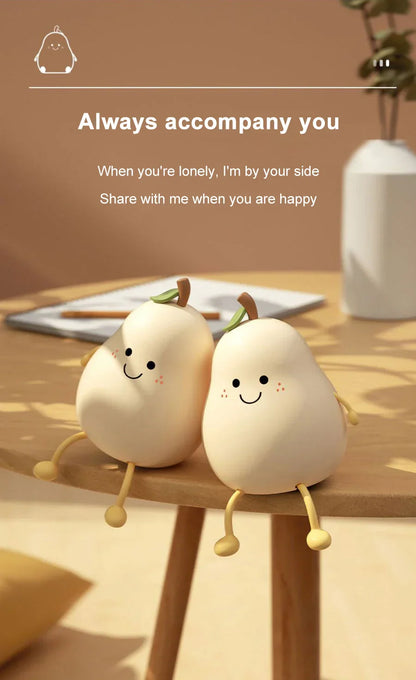 Skorter | Pear Night Light - 7-colors Dimming Touch Lamp