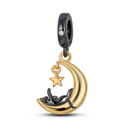 Skorter | 925 Silver Golden Leopard Charms Beads Colorful Chameleon Rhinoceros Lion Scarab Cat Pendant Compatible with Original Pandora Bracelet Jewelry