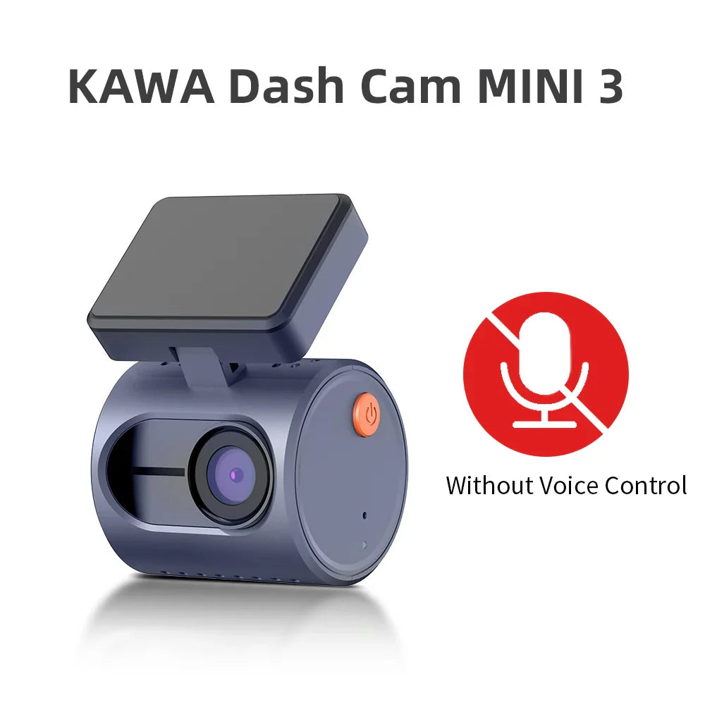 Skorter | 2K Mini Dash Cam with WiFi - Voice Control - Night Vision & WDR