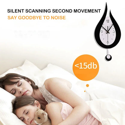 Skorter | WaterDrop - Modern Minimalist Pendant Wall Clock