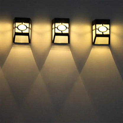 Skorter | Solar Wall Light with LED – Modern Outdoor Lighting for Garden & Terrace, Wall Lamps