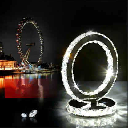 Skorter | AmbientShine | Modern Crystal Table Lamp