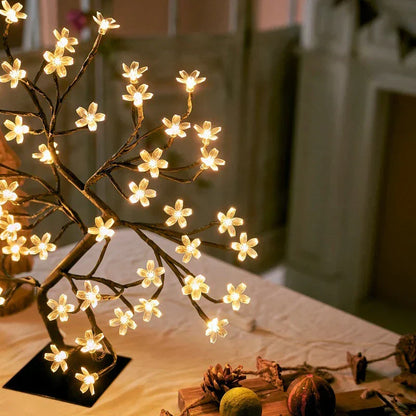 Skorter | GlowBlossom - LED Cherry Blossom Tree Lamp – Ambient Lighting for Living Room and Bedroom