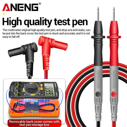 Skorter | Digital Ultra-thin Multimeter - Auto Voltmeter AC DC Resistance