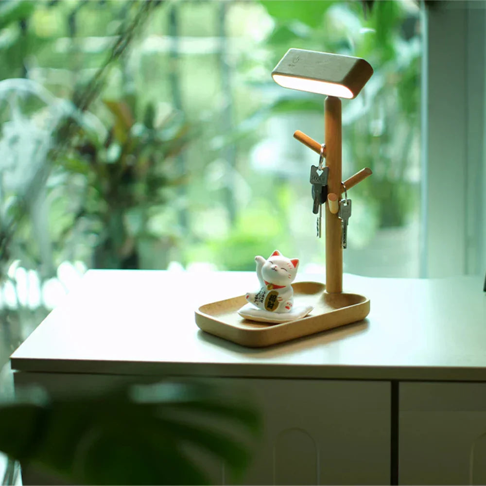 Skorter | Elegant dimmable table lamp with storage