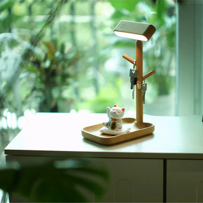 Skorter | Elegant dimmable table lamp with storage