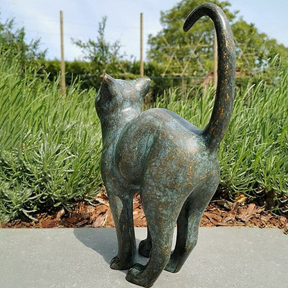 Skorter | Enchanting Garden Cat Statues - Purr-fect Resin Decoration