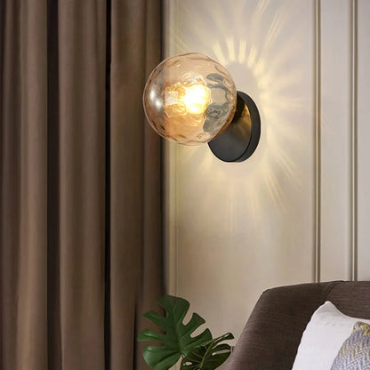 Skorter | GoldLicht - Modern Golden Wall Lamp With Glass Sphere