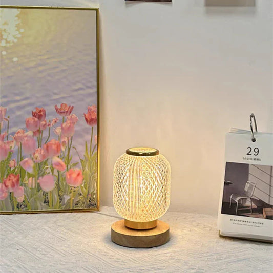 Skorter | NordicGlow - Dimmable LED Table Lamp with Crystal Design and Energy Saving Lighting