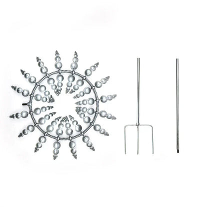 Skorter | Unique Solar-Powered Kinetic Metal Windmill Spinner - Magical Wind Collectors for Patio, Garden, Lawn Outdoor Decoration