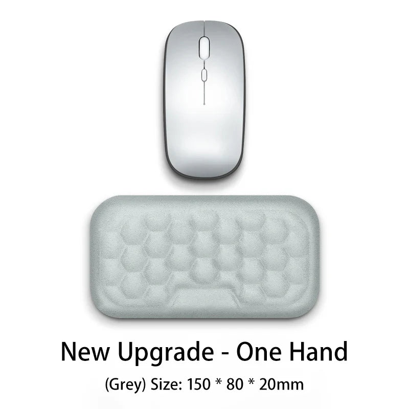 Skorter | Ergonomic Memory Foam Wrist Rest Mouse Pad - Office Typing & Notebook Support
