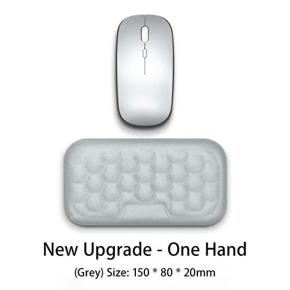 Skorter | Ergonomic Memory Foam Wrist Rest Mouse Pad - Office Typing & Notebook Support