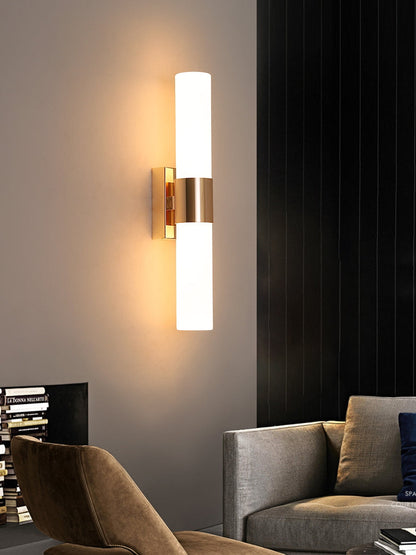 Skorter | EliteLume – Minimalist Gold Wall Lamp with Energy-Efficient LED
