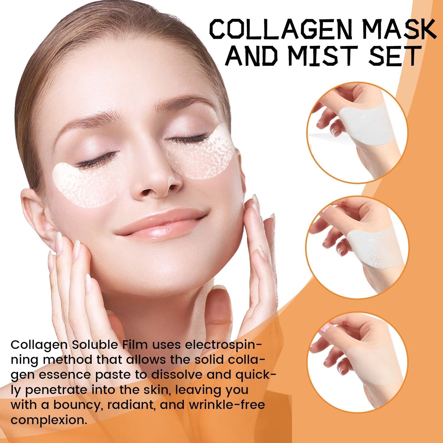 Skorter | 10 pieces collagen film mask