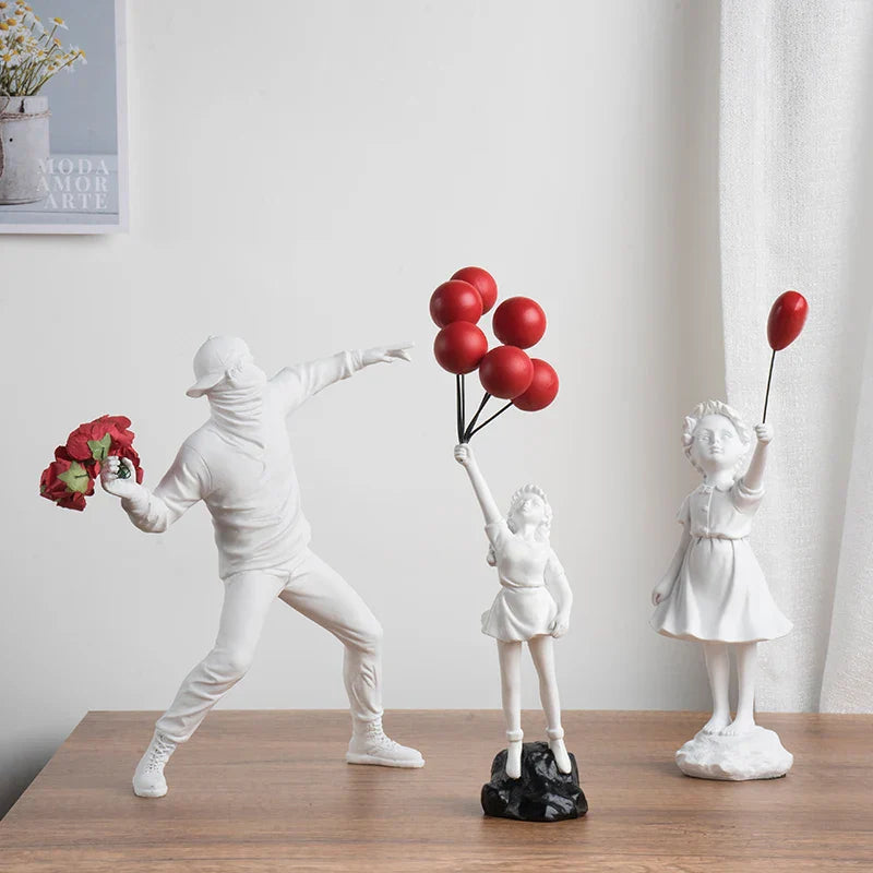 Skorter | Banksy inspired sculpture collection