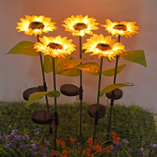 Skorter | Sunflower Waterproof Solar Led Garden Lights