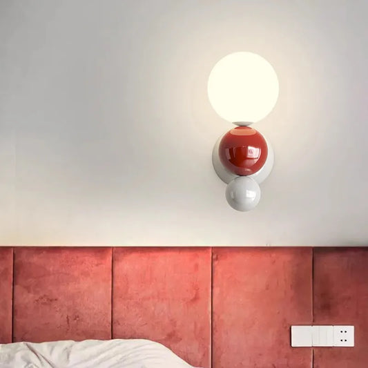 Skorter | PearlGlow - Nordic LED Wall Lamp with Adjustable Color Lighting