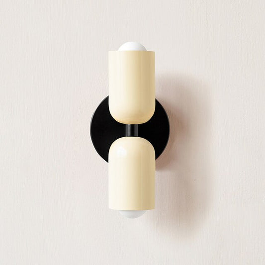 Skorter | Cream Double-Head LED Wall Lights