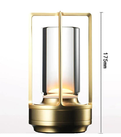 Skorter | Rechargeable Wireless LuxuryGlow Table Lamp - Elegant Wireless Lamp for Any Mood