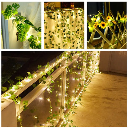 Skorter | Artificial Vine Plants with LED Lights for Hanging
