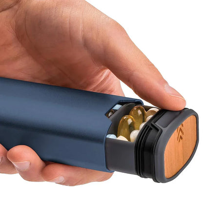 Skorter | 7-Day Medication Organizer – Compact Leakproof Pillbox for Home and Travel