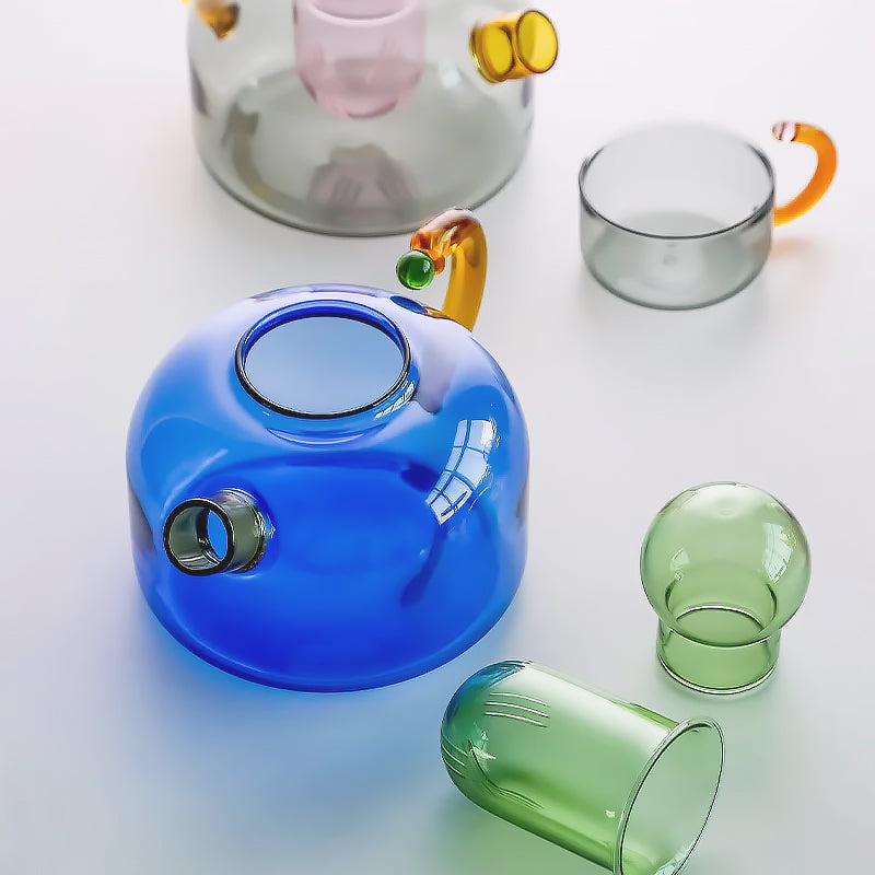 Skorter | Colorful glass tableware