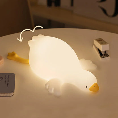 Skorter | Goose Children's Room Night Light - USB Rechargeable Touch Lamp