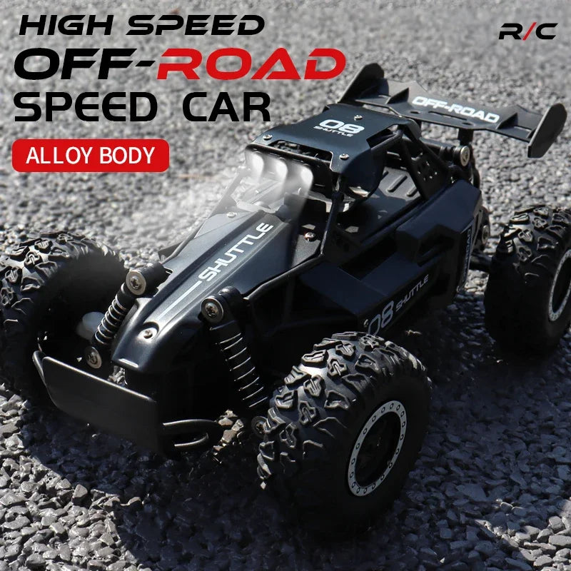 Skorter | 1:16 RC Car with LED Lights – High-Speed Off-Road Adventure