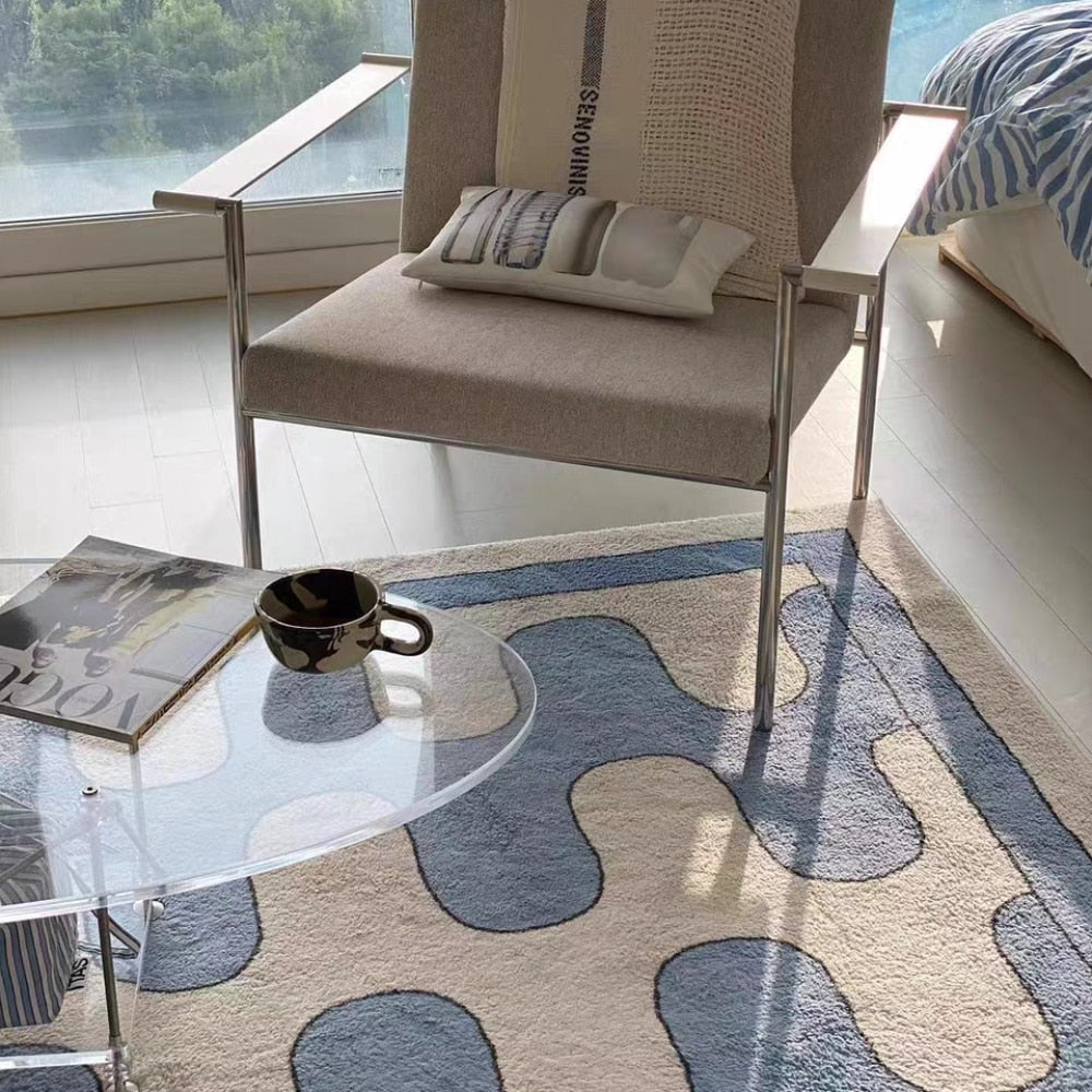 Skorter | Checkerboard Plush Bedroom Carpet