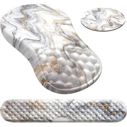 Skorter | Ergonomic Memory Foam Mouse Pad with Wrist Rest - Pain Relief Support