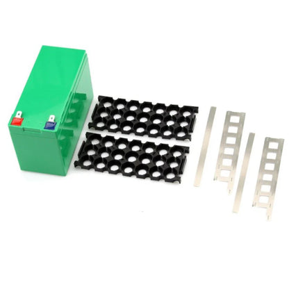 Skorter | 12V/7Ah Battery Case for 18650 Cells - Empty Box with 3*7 Holder and 3S25A BMS - Nickel Strip Storage Box for DIY Battery Packing Protection