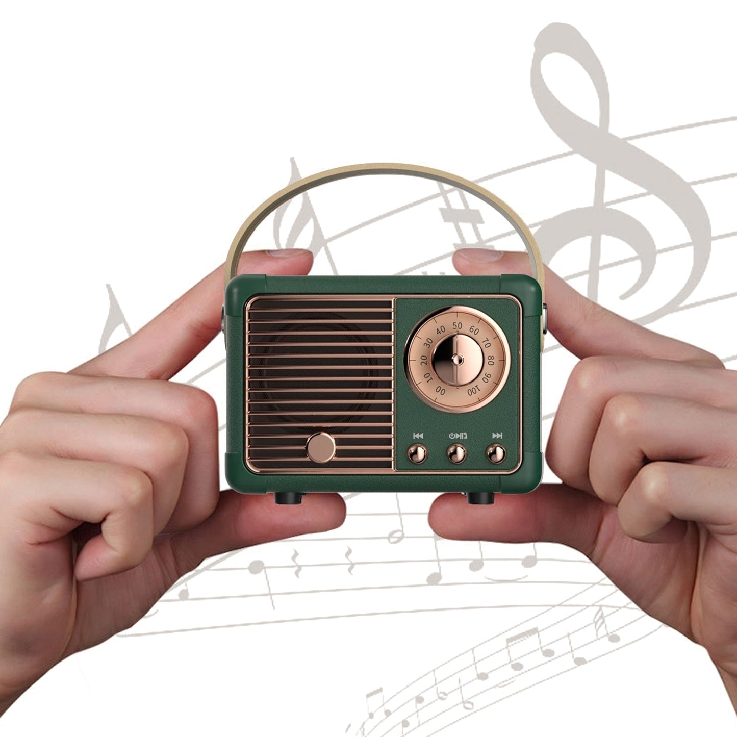 Skorter | Compact Retro Speakers with Radio