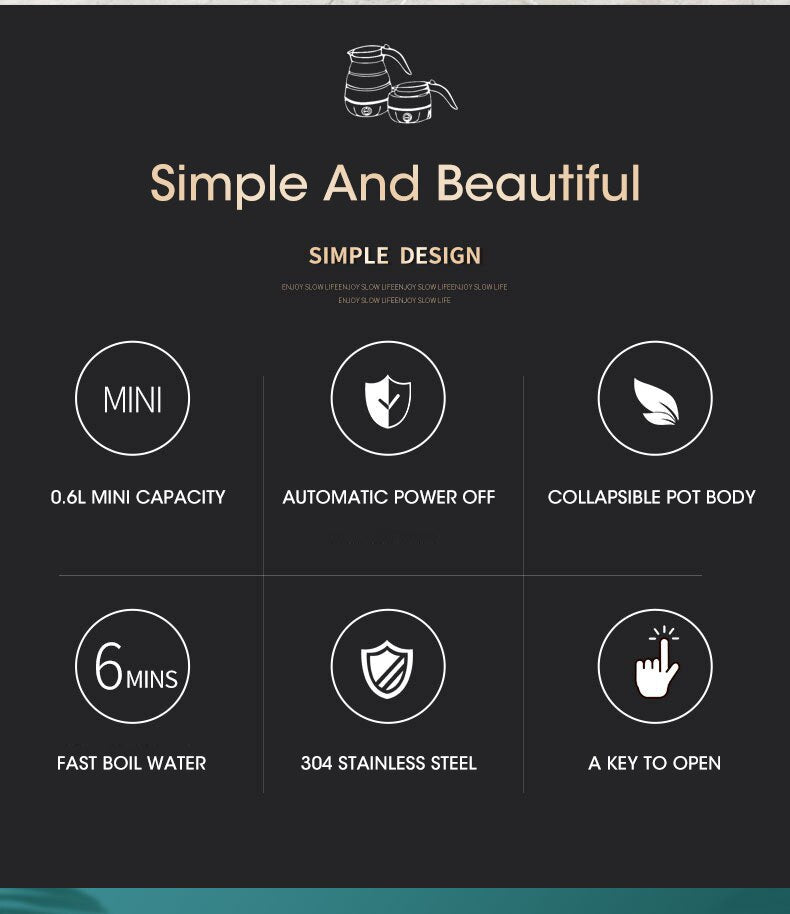 Skorter | Foldable Teakettle Kettle