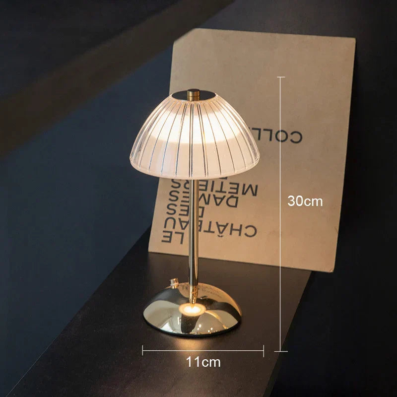 Skorter | LumeLuxe – Dimmable LED Table Lamp with Scandinavian Design & USB