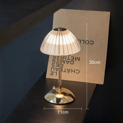 Skorter | LumeLuxe – Dimmable LED Table Lamp with Scandinavian Design & USB