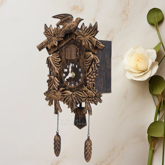 Skorter | Bird Sound - Cluck Clock Wall Clock with Timeless Charm