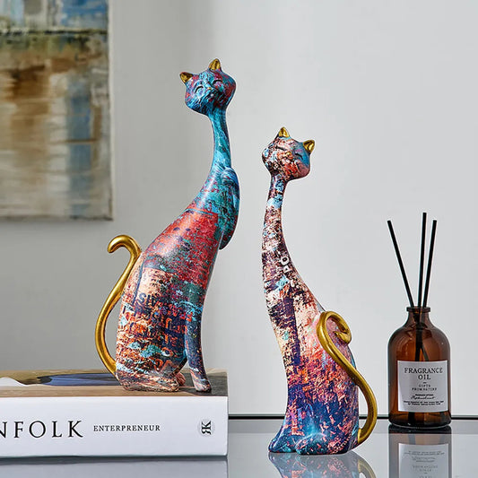 Skorter | Nambé Cat Figurines Decor