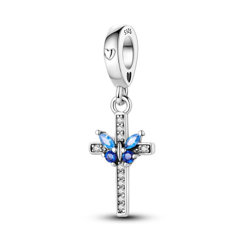 Skorter | 925 Silver Golden Leopard Charms Beads Colorful Chameleon Rhinoceros Lion Scarab Cat Pendant Compatible with Original Pandora Bracelet Jewelry