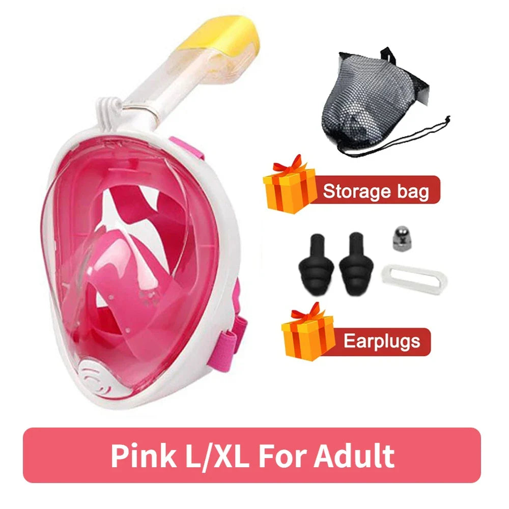 Skorter | Anti-Fog Full Face Underwater Snorkeling Mask Set