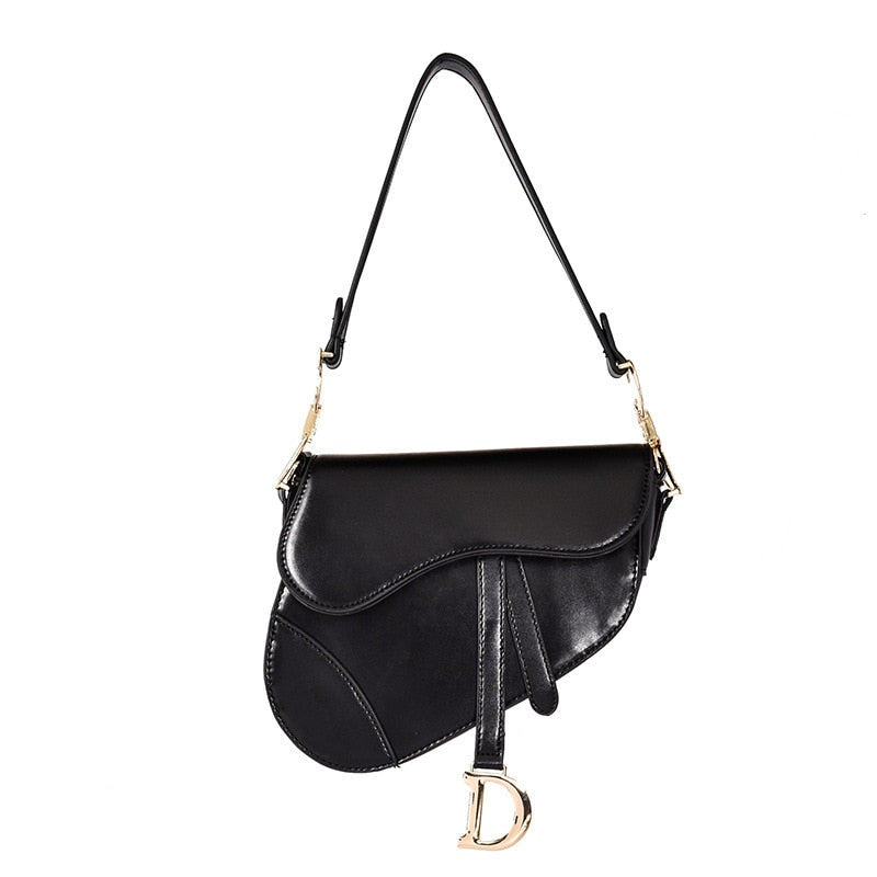 Skorter | Luxurious Women's Shoulder Bag - exclusive PU - leather Saddle Bag