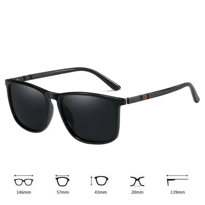 Skorter | UV400 Polarized Sunglasses Unisex Travel Driving Anti-Glare TR90 Eyewear
