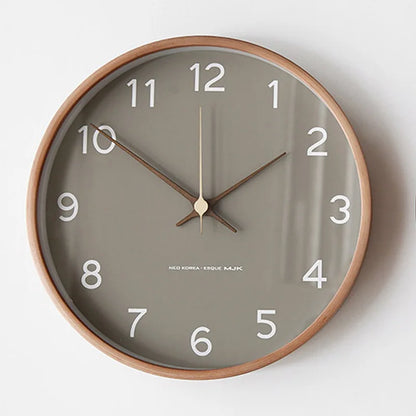Skorter | TranscendTime | Wall clock made of wood and glass