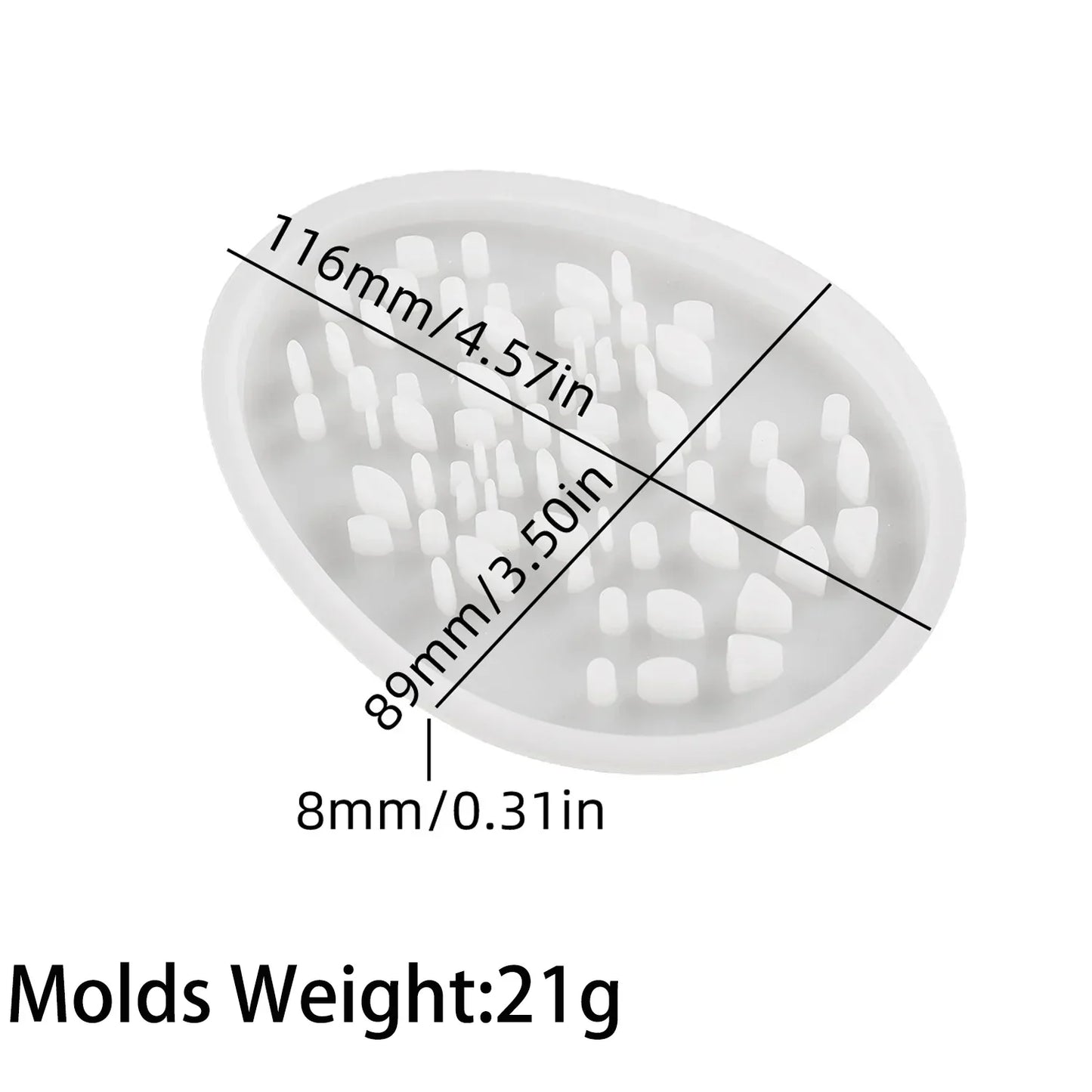 Skorter | Cute Rabbit Silicone Mold for DIY Easter Bunny LED Night Light