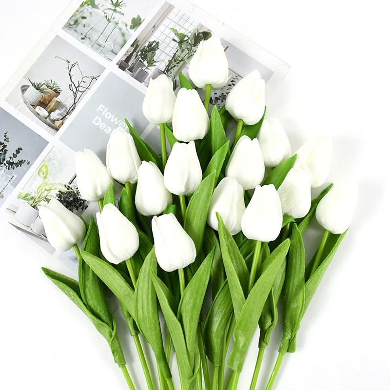 Skorter | Artificial Tulip Bouquet with Realistic Lifelike Flowers