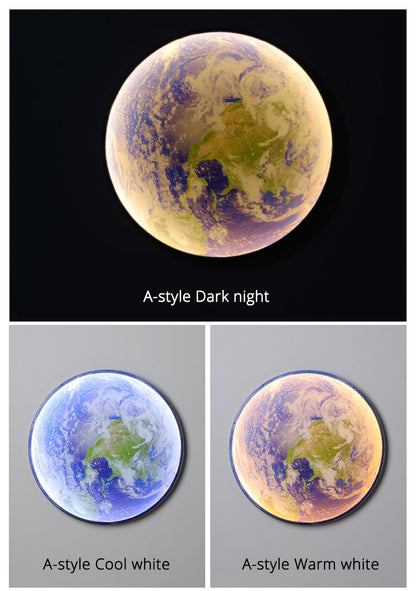 Skorter | 3D LED Moon or Earth Ceiling or Wall Lamp (3 Styles) 24CM-80CM