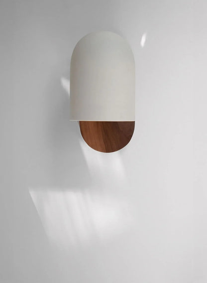 Skorter | TimberSoul – Wabi-Sabi Walnut Wall Lamp for Natural Ambience